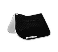 Saddle pad for horse with bamboo fiber cushioning underneath Acavallo Lycra Gel Grip