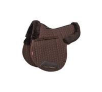 LeMieux Merino+ Half Lined GP Numnah - Brown/Brown Large