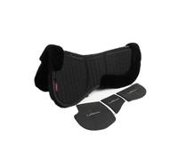 LeMieux Merino+ ProSorb 3 Pocket Half Pad - Black/Black Medium