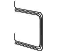 Saddle Pad Rack 3 Arms Holder Blanket Black Iron vidaXL