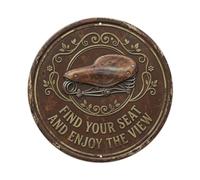 Saddle Seat Comfort Bedroom Metal Tin Sign