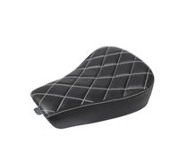 Saddle Seat Motorcycle Black Front Driver Leather Pillow Solo Seat Cushion For Sportster For Forty Eight XL1200 883 72 48