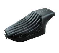 Saddle Seat Motorcycle Black Leather Two Up Driver Front Rear Passenger Seat For Sportster XL iron 883 1200 48 For Forty-eight