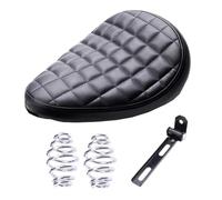 Saddle Seat Motorcycle Leather Saddle Seat Black Solo For Custom For Chopper For Bobber Motorbike Accessories