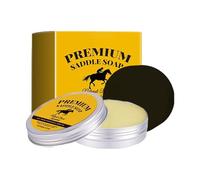 Saddle Soap for Leather - 100g Boot Conditioner, Leather Cleaning Bar, Natural with Moisturizing Feature, Care Solution for Boots Shoes and Bags, Home Use Saddles Car Interior Furniture