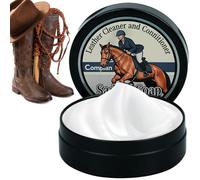 Saddle Soap for Leather Cleaning-2.8 Oz-Leather Cleaner and Conditioner, to Soften, Moisturizer, Protector, and Restorer Leather Craft, Leather Soap for Car Seat, Couch, Shoe, Purse, Boot, Bag, Saddle