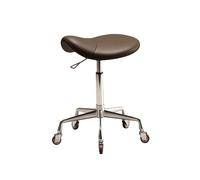 Saddle stool, comfortable rolling saddle stool, easily adjustable, load capacity up to approx. 100 kg, for salon, spa, massage practice, office (color 4)