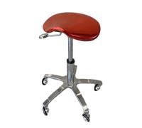 Saddle Stool,Height Adjustable PU Leather Saddle Chair, Thickened Swivel Stool for Salon, Spa, Massage, Tattoo - Ergonomic Design, Comfortable Seating, Easy Mobility (Color1)