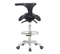 Saddle StoolStool with Back Support Ergonomic Saddle Chair Adjustable StoolChair Hydraulic Lifting Saddle Stool,A7