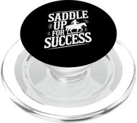 Saddle Up For Success Horse Trainer Equestrian Coach PopSockets PopGrip for MagSafe
