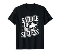 Saddle Up for Success Horse Trainer Equestrian Coach Value Graphic T-Shirt