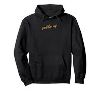 Saddle Up, Minimalist Southern Western Script Pullover Hoodie