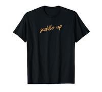 Saddle Up, Minimalist Southern Western Script T-Shirt