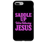 Saddle Up Were Following Jesus Faith Christian Scripture God Case for iPhone 7 Plus/8 Plus