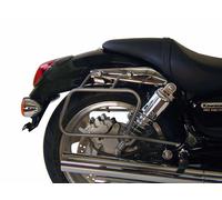 Saddlebag holder for leather bags chrome for Kawasaki VN 1500 (2002-2003)/1600