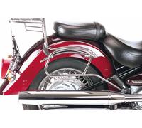 Saddlebag holder for leather bags chrome for Yamaha XV 1600 Wild Star