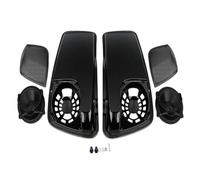 Saddlebag Speaker Lids With 5X7 Inches Speakers Compatible With Touring Electra Street Road King Ultra Classic CVO Models 2014 To 2023 Including 2019