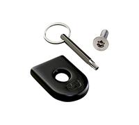 Saddlemen Black Fender Tab Cover & ATAB 1/4"-20 Seat Security Screw (8910B)