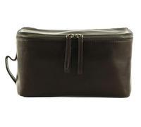 SADDLER Baro Toiletry Bag Dark Brown, dunkelbraun