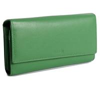 SADDLER Grace Women's Leather RFID Large Bi-fold Clutch Wallet, Jellybean