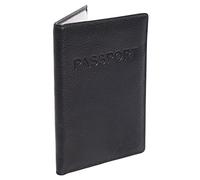 SADDLER Harper Women's Real Leather Passport Holder - RFID Blocking Travel Wallet & Cover for Credit Cards, Boarding Pass and Documents - Stylish Genuine Leather Travel Accessory - Gift Boxed