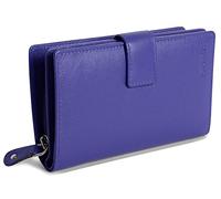 SADDLER Holly Women's Leather Mid-Size RFID Wallet Purse, Minimal