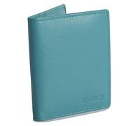 SADDLER "Lexi Cardholder - RFID Protected Real Leather Slim Wallet with 6 Card Slots & Slip Pockets - Compact Everyday Card Case - Gift Boxed