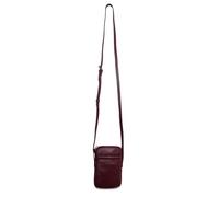 SADDLER "Margot Phone Pouch - Real Leather Crossbody with Zip-Top, Front Slip Pocket & Internal Card Holder - Compact Everyday Bag for Women