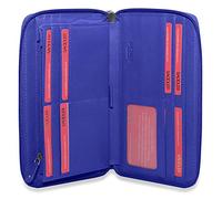 SADDLER Sophia Purse - RFID Protected Real Leather Large Zip-Around Wallet with 15 Card Slots, ID Window, Wrist Strap & Multi-Section Interior - Fits Most Phones - Gift-Boxed