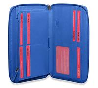 SADDLER Sophia Purse - RFID Protected Real Leather Large Zip-Around Wallet with 15 Card Slots, ID Window, Wrist Strap & Multi-Section Interior - Fits Most Phones - Gift-Boxed