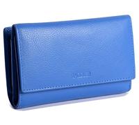 SADDLER Women’s Medium Size Trifold Leather Purse Wallet - RFID Protected, Holds up to 10 Cards, Coin and Note Sections - Gift Boxed