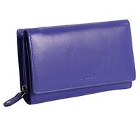 SADDLER Women’s Medium Size Trifold Leather Purse Wallet - RFID Protected, Holds up to 10 Cards, Coin and Note Sections - Gift Boxed