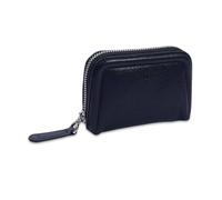 SADDLER Annabelle Leather Zip Top Coin Purse for Women, Classic Black