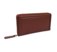 SADDLER Women's 'Beatrice' Gift Boxed RFID Long Zipper Real Leather Purse in Tan SADDLER Tan One Size