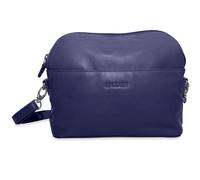 SADDLER Women's 'Brooklyn' RFID Adjustable Strap Leather Zip Top Handbag in Violet SADDLER Violet One Size