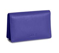 SADDLER Women's 'Jessica' 2 Sections RFID Protection Leather Credit Card Holder in Violet SADDLER Violet One Size