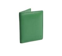 SADDLER Women's 'Lexi' Gift Boxed RFID Handmade Leather Compact Card Wallet in Green SADDLER Green One Size