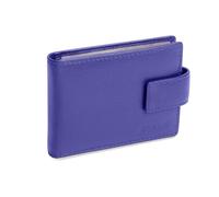 SADDLER Women's 'Robyn' Gift Boxed RFID Handmade Leather Compact Card Wallet in Violet SADDLER Violet One Size