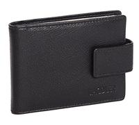 SADDLER Womens Soft Real Leather Mini RFID Credit Card Holder with Tab | Designer Card Case for Ladies | Gift Boxed -Black