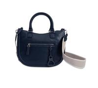 SADDLER Women's Twin Handle Handmade Real Leather Crossbody Handbag in Navy SADDLER Navy One Size