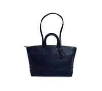 SADDLER Women's Victoria Tote, Bordeaux/Navy/Green/Tan/Black, 46x34x28cm, Premium Leather, East West Style, Zip-Top Closure, Multiple Pockets, Adjustable Handles, Includes Dust Bag & Charm (NAVY)