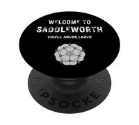Saddleworth You'll Never Leave Mens Womens Kids PopSockets Adhesive PopGrip