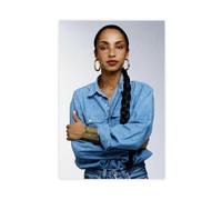 Sade Adu Singer Sensual Portrait Poster 3 Canvas Dorm Room Decor | Unframe-style, Multiple sizes, Multiple frame styles, Wall Art, Decor Picture, Dorm Room Decor