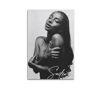 Sade Posters Love Deluxe Album Poster Canvas Decorative Painting Modern Aesthetic Decorative Painting Bedroom Living Room Art Poster 12x18inch(30x45cm) Unframe-style