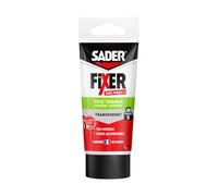 SADER Fix without drilling any indoor/outdoor work transparent - hybrid glue putty, strong bonding, all materials, can be painted, tube 50 g
