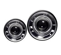 SADETTB Compatible With Jeep For Commander 2006 2007 2008 2009 2010 Halo Projector Fog Light Lamps Front Driving Auto OEM：4805859AA