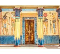 SADFA Egyptian Backdrop 9x6ft Ancient Egyptian Temple Pharaoh Hieroglyphic Photography Backgrounds Wall Mural Ancient Egypt Theme Party Decorations Photoshoot Booth Props