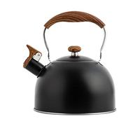 sadfd 2.5L Whistle Kettle Stainless Steel Stove Top Whistling Kettle, Kitchen Teapot With Wood Handle And Tall Whistle, For Gas Stove Induction Cooker