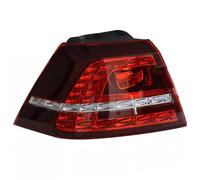 SADHADAH Tail Light Rear Lamp For VW For Golf 7 2013-2017 LED Tail Light Lights Rear Brake Lamp Turn Signal Reversing Driving(Outside Left)