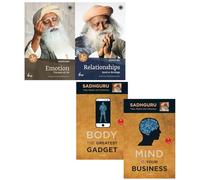 Sadhguru Jaggi Vasudev Collection 2 Books Set (Emotion and Relationships (2 books in 1) & Mind is Your Business / Body the Greatest Gadget (2 books in 1))